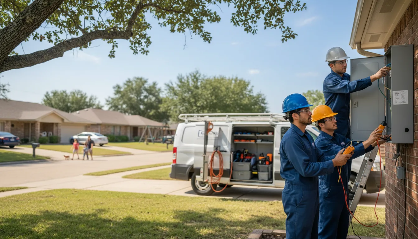 Certified electrician providing emergency electrical services in Speedwell, TN